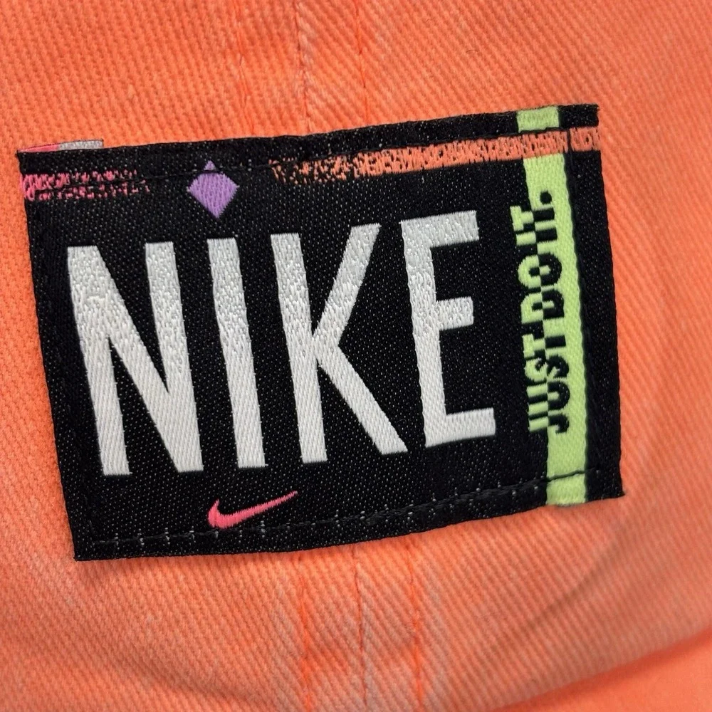Nike Heritage 86 HWomens Hat Orange Cap‎  Aerobill Retro 80s Fluro Unisex OSFM